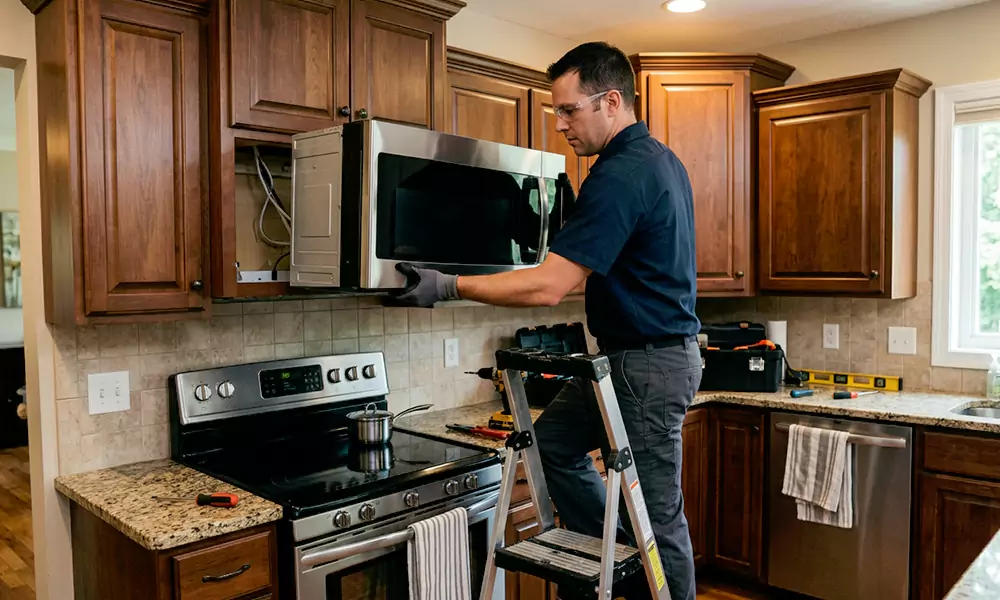 Microwave Installation in Olive Branch, MS