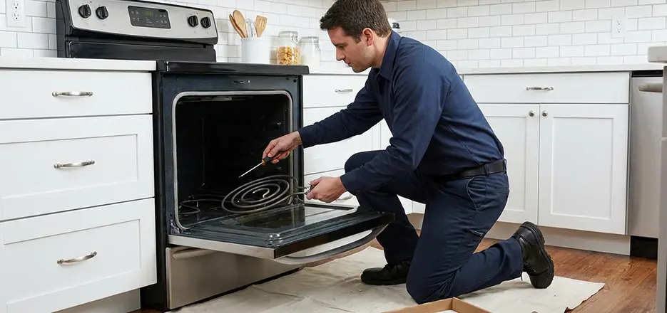 Oven Lower Heating Element Replacement in Olive Branch
