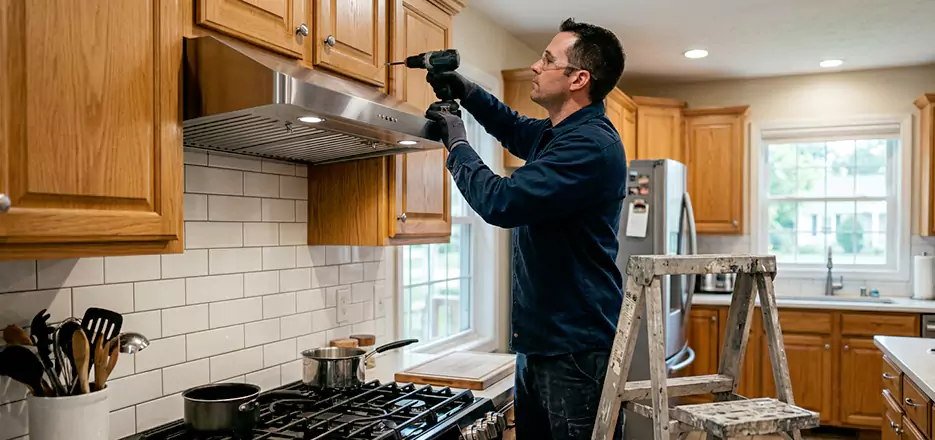 Wood Range Hood Installation Olive Branch